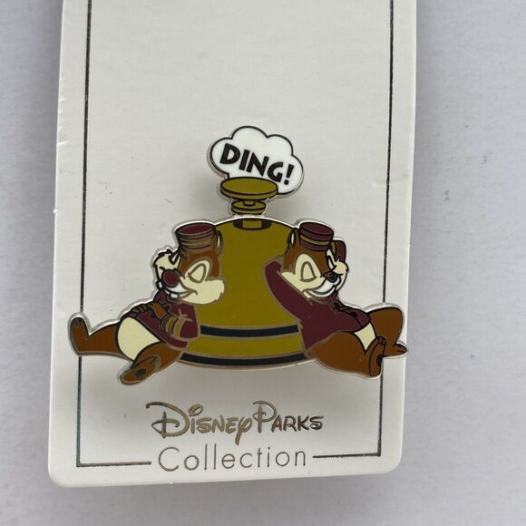 Disney Parks Pin Tower of Terror Chip 'n Dale Bellhops Bell Ding! Twilight Zone - Picture 3 of 5